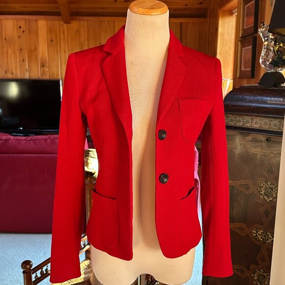 THEORY Red Blazer Jacket – 0 - Picture 1 of 9